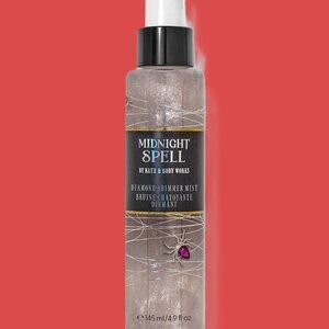 Bath & Body Works Halloween Midnight Spell Diamond Shimmer Mist New & Full-Size